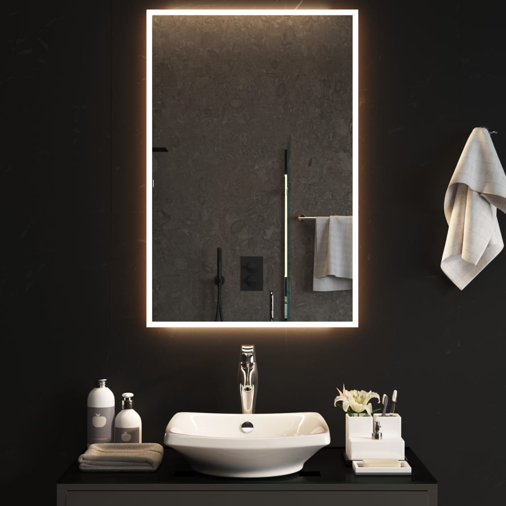 Vidaxl Mirror de baño LED 60x90 cm