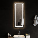 Vidaxl badkamerspiegel led 40x100 cm
