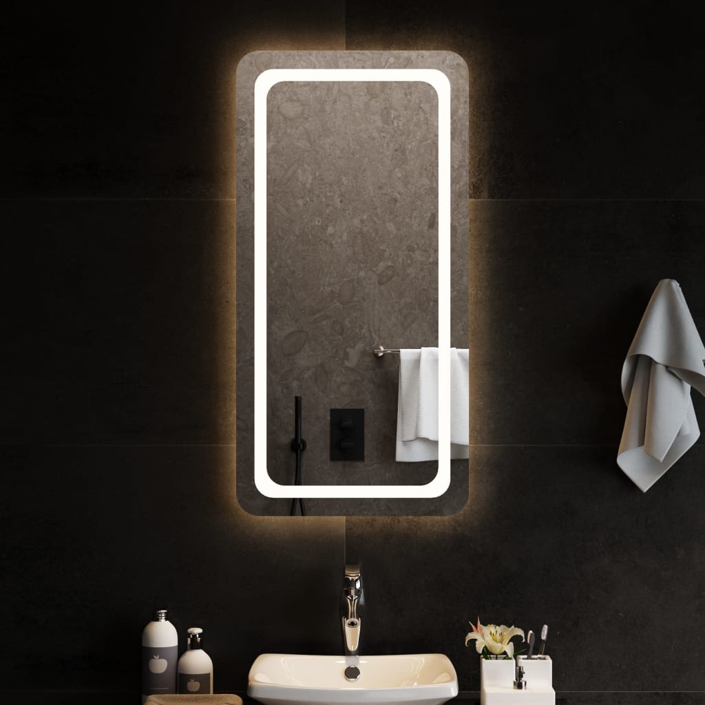 Vidaxl Bathroom Mirror LED 50x100 cm