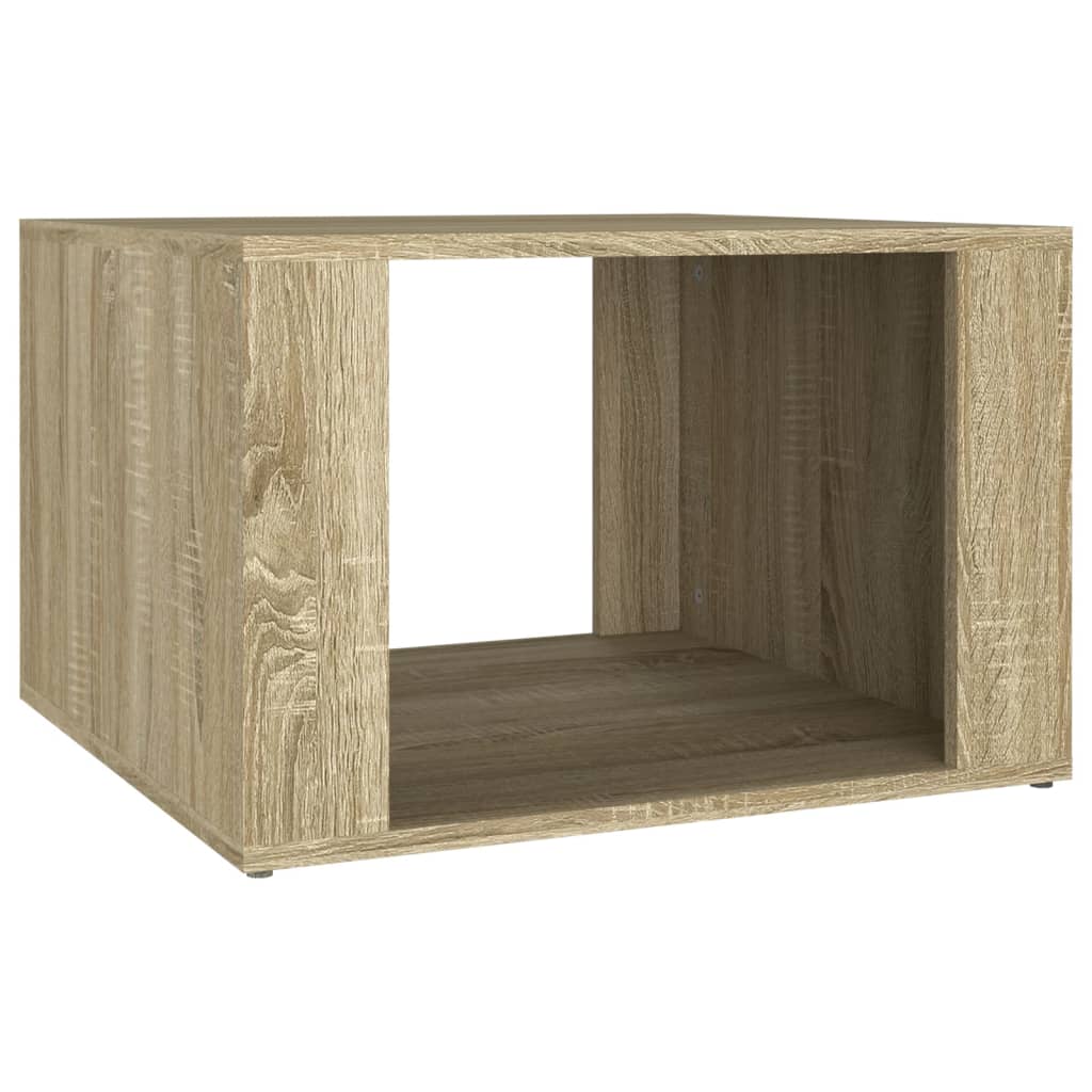 Vidaxl nachtkastje 57x55x36 cm bewerkt hout sonoma eikenkleurig