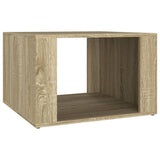 Vidaxl nachtkastje 57x55x36 cm bewerkt hout sonoma eikenkleurig