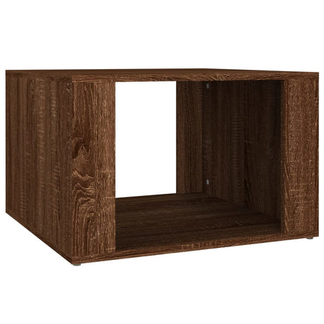 Vidaxl nachtkastje 57x55x36 cm bewerkt hout bruin eikenkleur