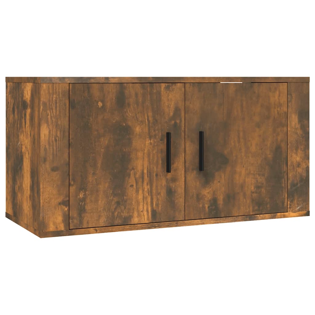 Vidaxl tv-wandmeubel 80x34,5x40 cm gerookt eikenkleurig