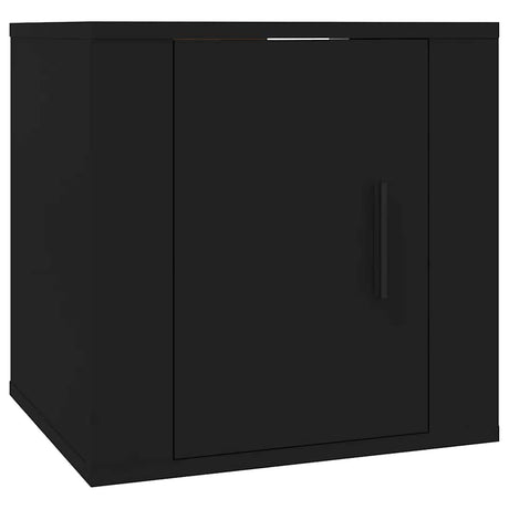 Vidaxl tv-wandmeubel 40x34,5x40 cm zwart