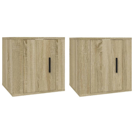 Vidaxl tv-wandmeubels 2 st 40x34,5x40 cm sonoma eikenkleurig