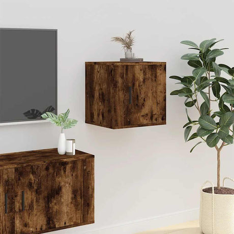 Vidaxl tv-wandmeubel 40x34,5x40 cm gerookt eikenkleurig