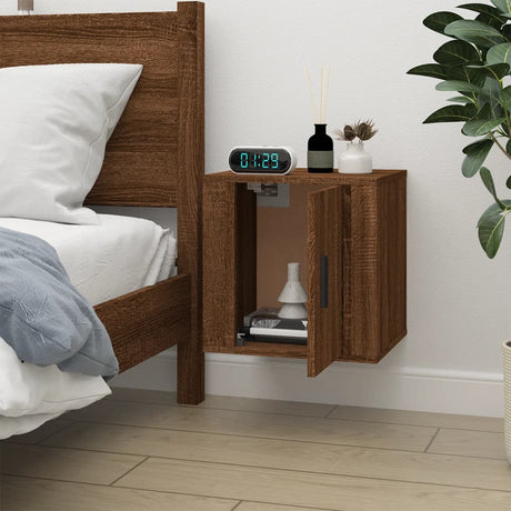 Vidaxl tv-wandmeubel 40x34,5x40 cm bruin eikenkleur