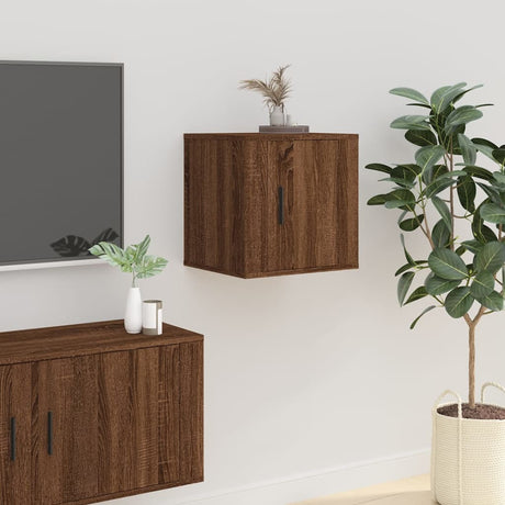Vidaxl tv-wandmeubel 40x34,5x40 cm bruin eikenkleur