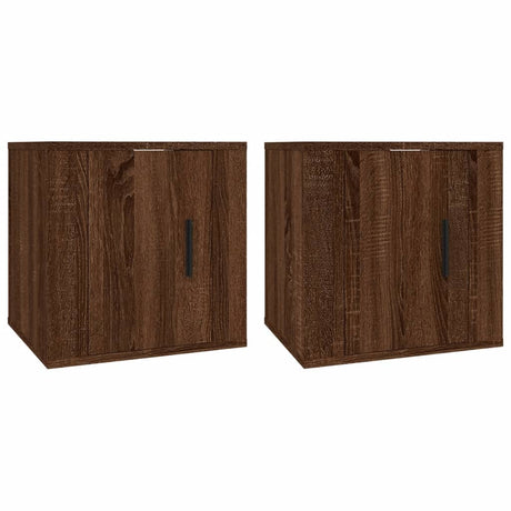 Vidaxl tv-wandmeubels 2 st 40x34,5x40 cm bruin eikenkleur
