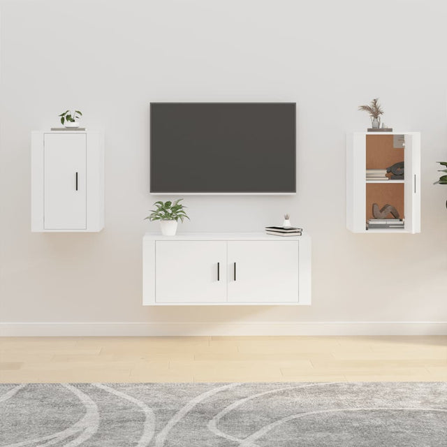 Vidaxl tv-wandmeubels 2 st 40x34,5x60 cm wit