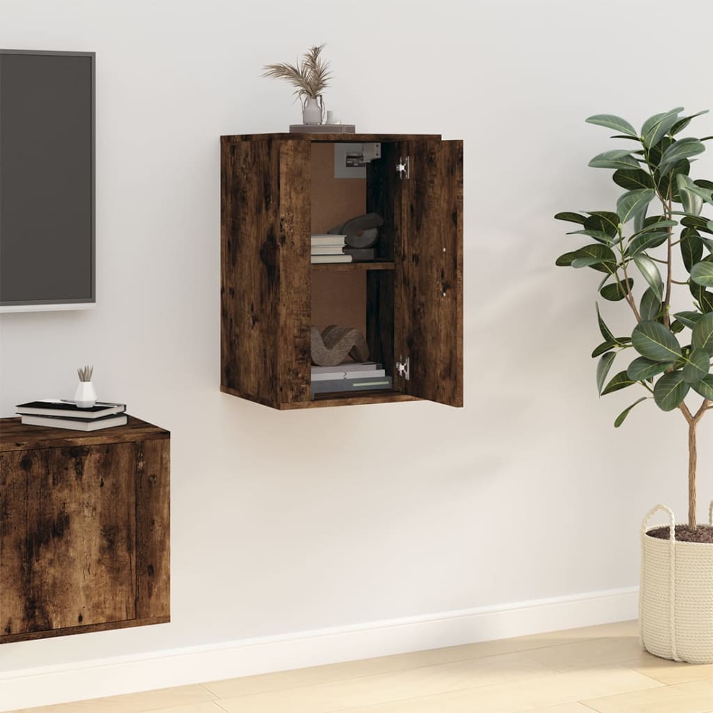 Vidaxl tv-wandmeubel 40x34,5x60 cm gerookt eikenkleurig