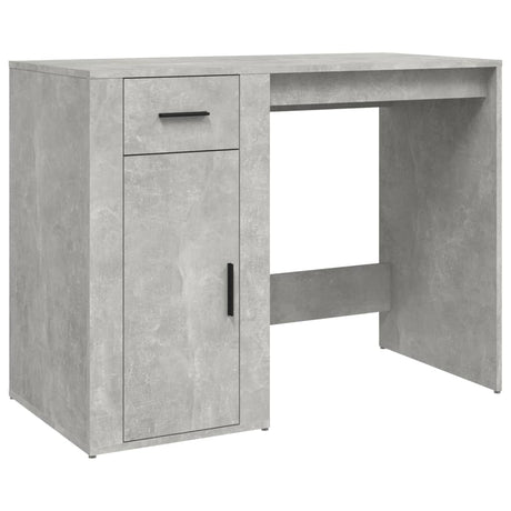 Vidaxl bureau 100x49x75 cm bewerkt hout betongrijs