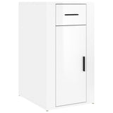 Vidaxl bureaukastje 40x49x75 cm bewerkt hout hoogglans wit