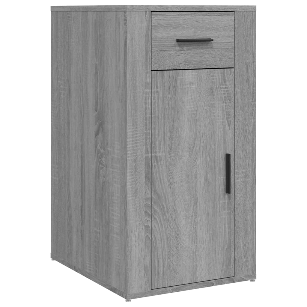 Vidaxl bureaukastje 40x49x75 cm bewerkt hout grijs sonoma eikenkleurig