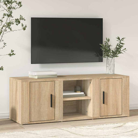 Vidaxl tv-meubel 100x31,5x35 cm bewerkt hout sonoma eikenkleurig