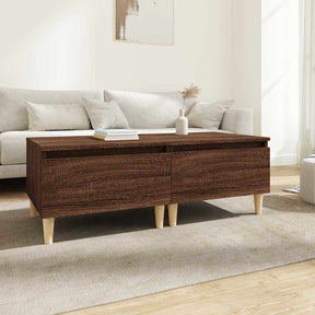 Vidaxl bijzettafels 2 st 50x46x35 cm bewerkt hout bruin eikenkleur