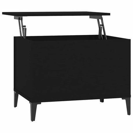 Vidaxl salontafel 60x44,5x45 cm bewerkt hout zwart