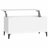 Vidaxl salontafel 90x44,5x45 cm bewerkt hout wit