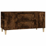 Vidaxl tv-meubel 102x44,5x50 cm bewerkt hout gerookt eikenkleurig