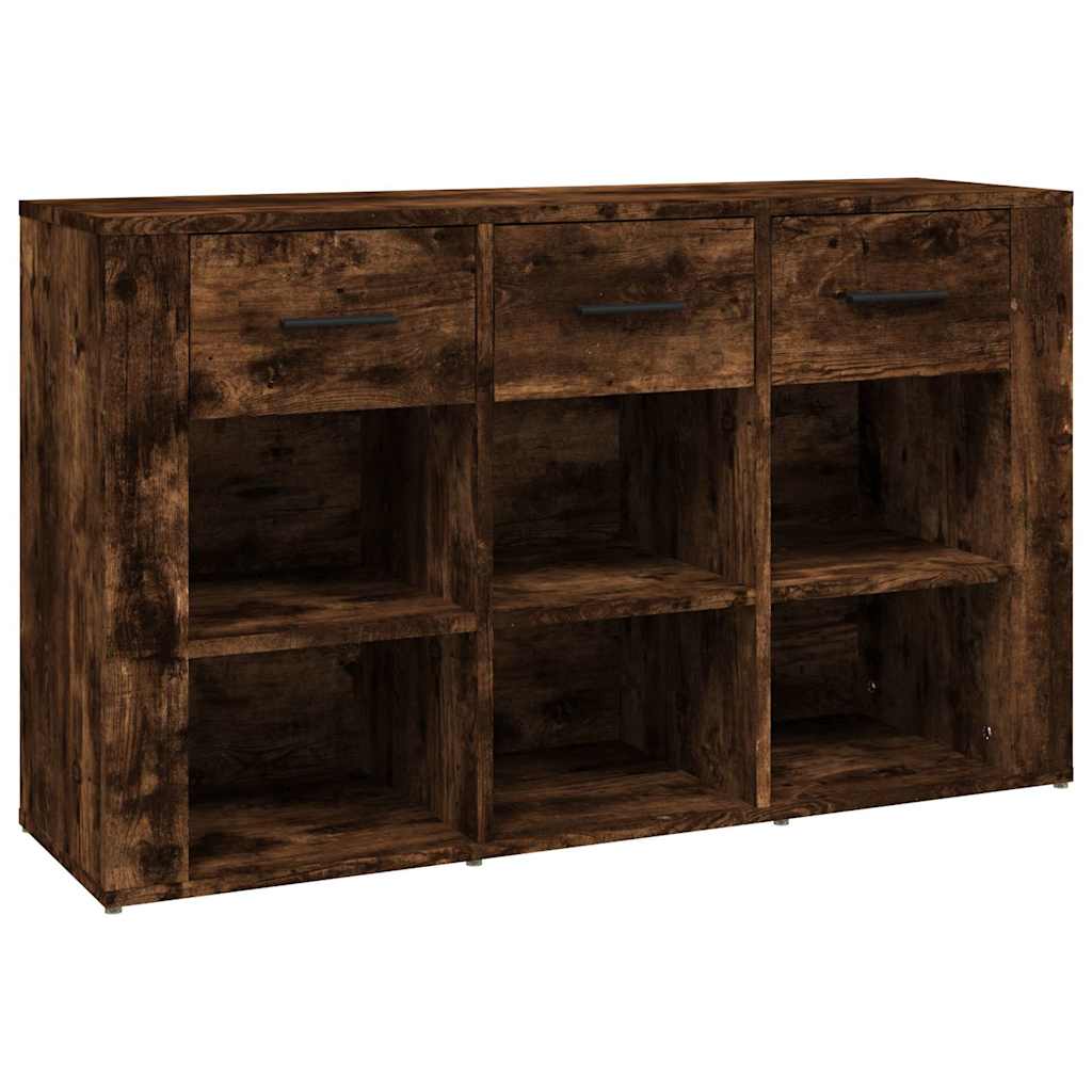Vidaxl dressoir 100x30x59,5 cm bewerkt hout gerookt eikenkleurig