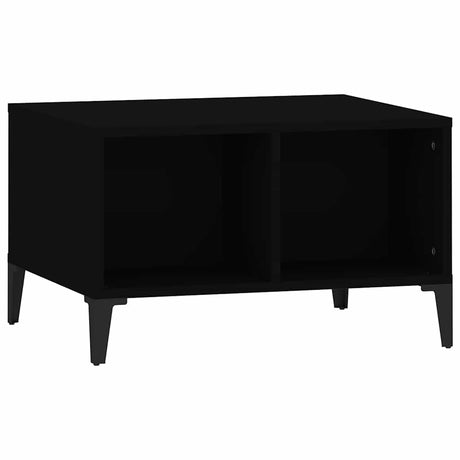 Vidaxl salontafel 60x50x36,5 cm bewerkt hout zwart
