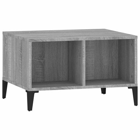Vidaxl salontafel 60x50x36,5 cm bewerkt hout grijs