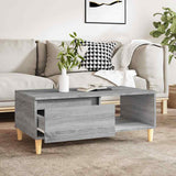 Vidaxl salontafel 90x50x36,5 cm bewerkt hout grijs sonoma