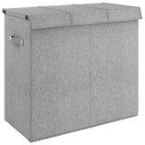 Vidaxl Lavandry Basket Plegable 64.5x34.5x59 CM Art Linen Gray