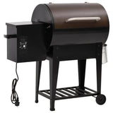 Vidaxl PelletBarbecue con piastra inferiore 94 cm di ferro nero