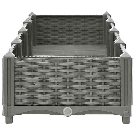 Vidaxl plantenbak verhoogd 160x40x23 cm polypropeen
