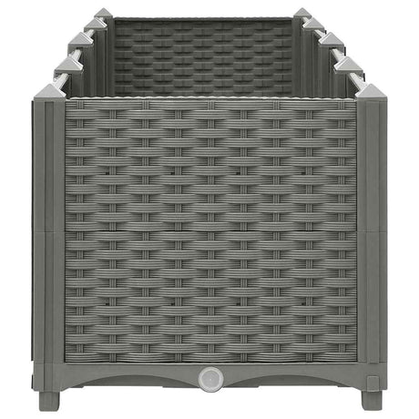 Vidaxl plantenbak verhoogd 160x40x38 cm polypropeen