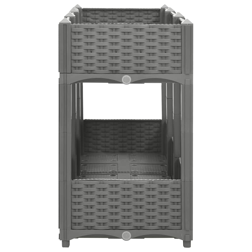 Vidaxl plantenbak verhoogd 120x40x71 cm polypropeen