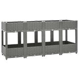 Vidaxl plantenbak verhoogd 160x40x71 cm polypropeen