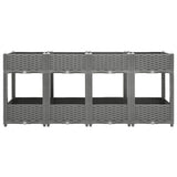 Vidaxl plantenbak verhoogd 160x40x71 cm polypropeen