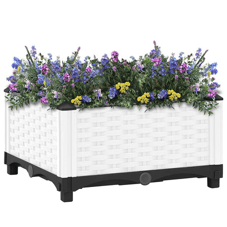 Vidaxl plantenbak verhoogd 40x40x23 cm polypropeen