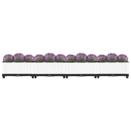 Vidaxl plantenbak verhoogd 160x40x23 cm polypropeen