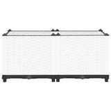 Vidaxl plantenbak verhoogd 80x40x38 cm polypropeen