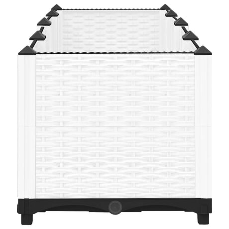 Vidaxl plantenbak verhoogd 160x40x38 cm polypropeen