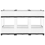 Vidaxl plantenbak verhoogd 120x40x71 cm polypropeen
