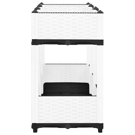 Vidaxl plantenbak verhoogd 120x40x71 cm polypropeen