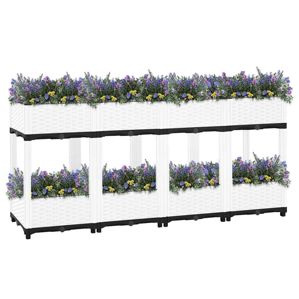 Vidaxl Planter hævede 160x40x71 cm polypropen