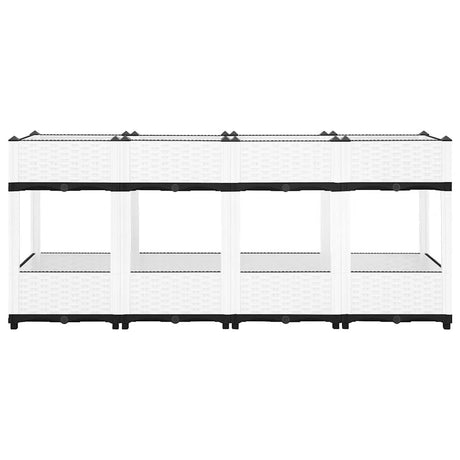 Vidaxl plantenbak verhoogd 160x40x71 cm polypropeen