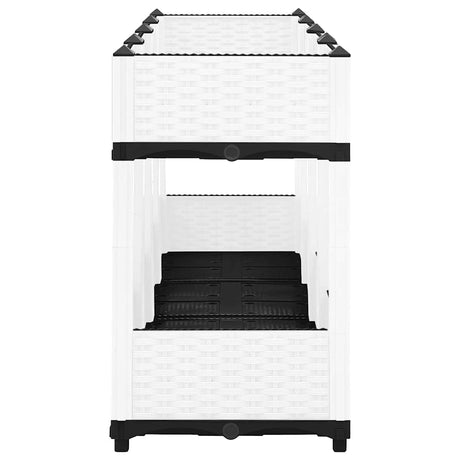 Vidaxl plantenbak verhoogd 160x40x71 cm polypropeen