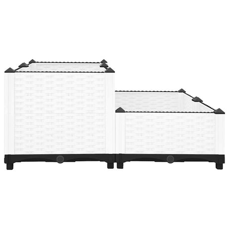 Vidaxl plantenbak verhoogd 80x80x38 cm polypropyleen