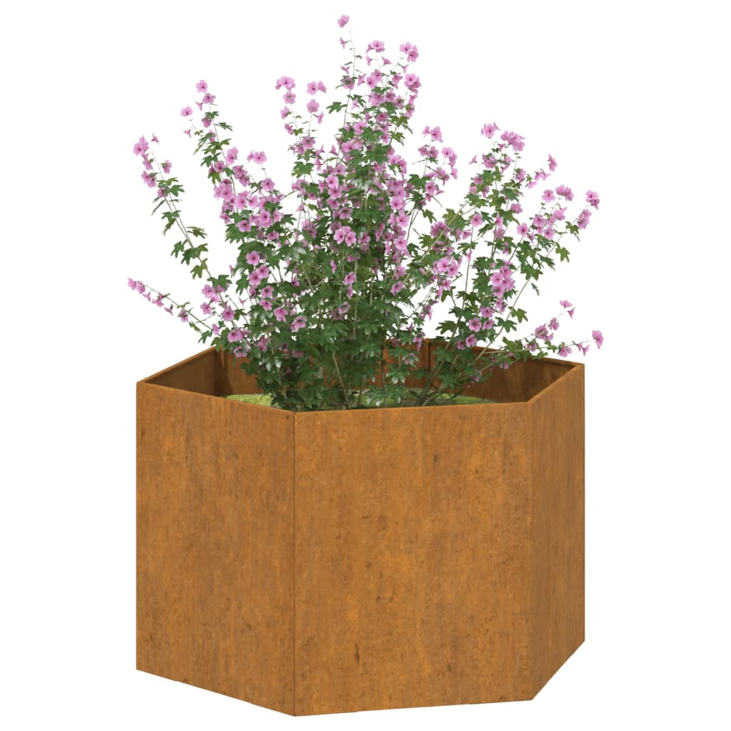 Vidaxl Plannet Rusty 60x60x45 cm Corten Steel