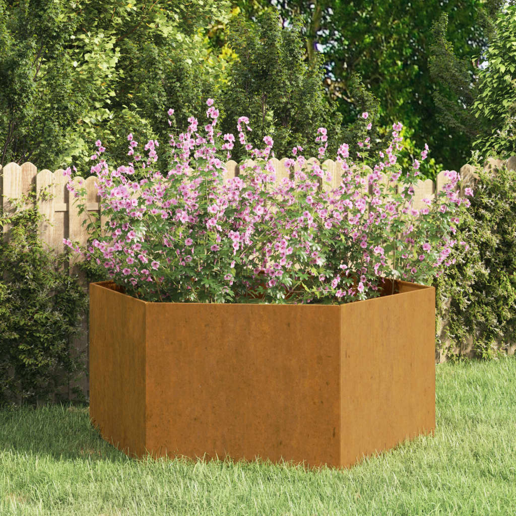 Vidaxl Plannet Rusty 90x90x45 cm Cortenstaal