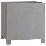 Vidaxl plantenbak met poten roestig 40x40x40 cm cortenstaal