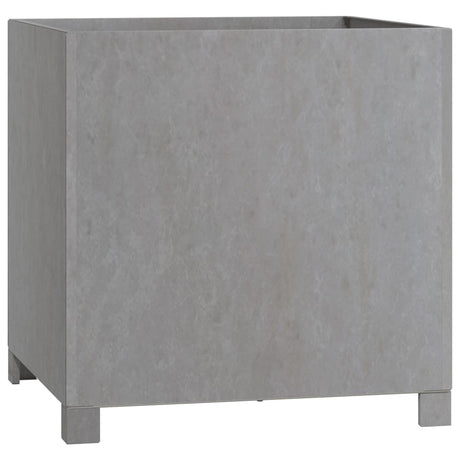 Vidaxl plantenbakken met poten 2 st roestig 50x50x50 cm cortenstaal