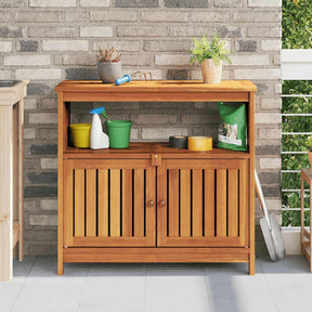 Vidaxl tuinwandtafel 80x35x75 cm massief acaciahout