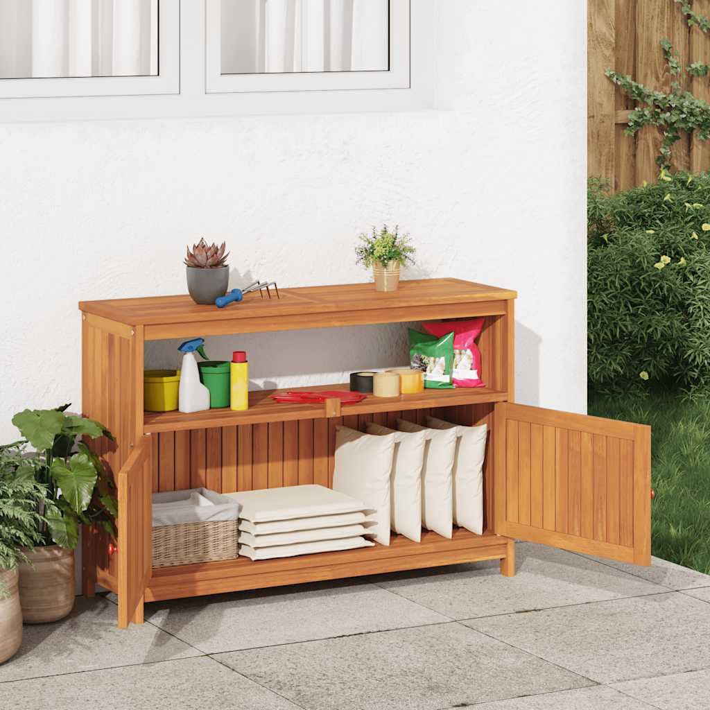 Vidaxl tuinwandtafel 110x35x75 cm massief acaciahout